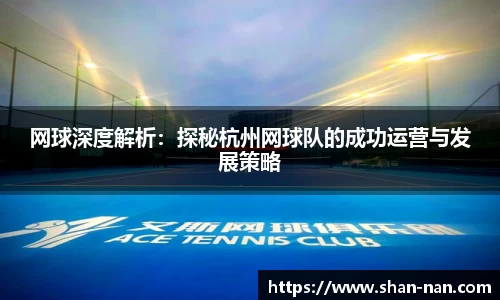 网球深度解析：探秘杭州网球队的成功运营与发展策略